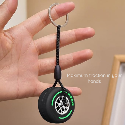 F1 Tire Keyring