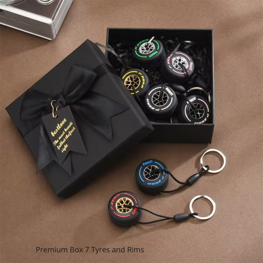 F1 Tire Keyring